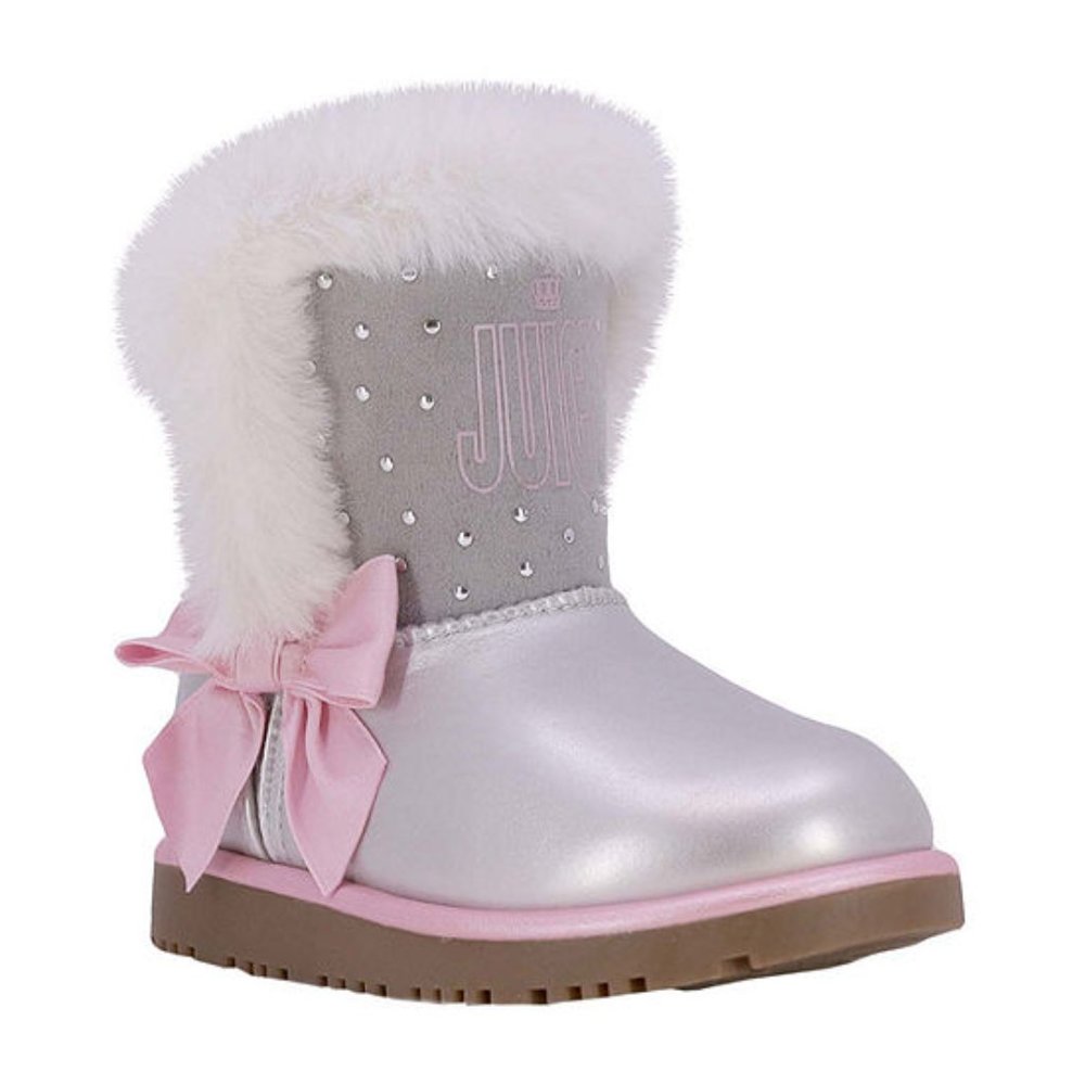 NIB Juicy By Juicy Couture Toddler Girls Lil Perris Winter Boots Flat Heel